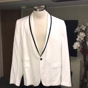 Guess? Optic White Captain Blazer